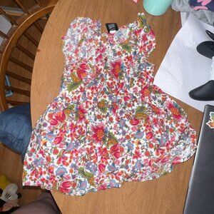 City Streets Floral Dress - Sleeveless Cotton Sundress - 24 Months